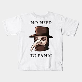 No need to panic, just wear a mask Kids T-Shirt